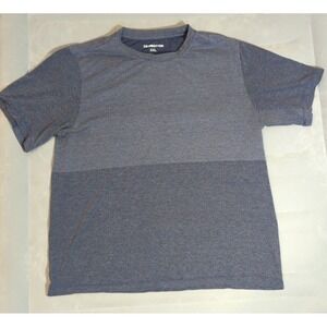 Bearbottom Men's XXL t-shirt heathered blue color-block